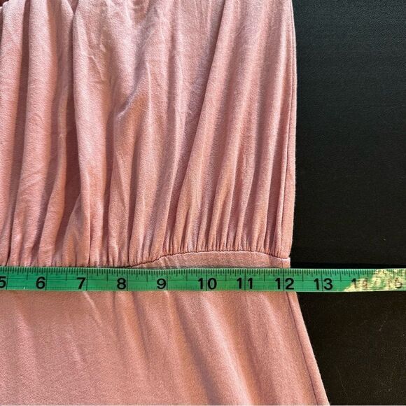 NWOT FREE PEOPLE BEACH BOHO JUPITER ROSE OFF SHOULDER FRONT SLIT MAXI SUNDRESS S - Picture 8 of 13